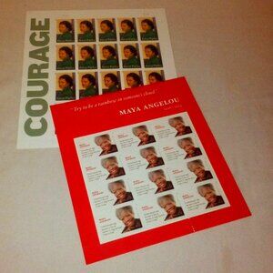 (92) Forever Stamps:  USPS.  Maya Angelou, Rosa Parks, Althea Gibson & More. New